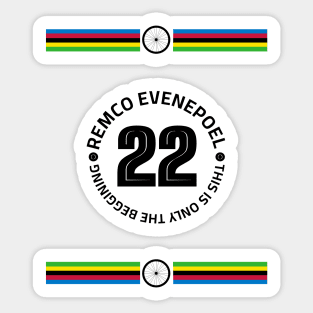 Evenepoel World Champion - Wollongong 2022 (The Beginning) Sticker